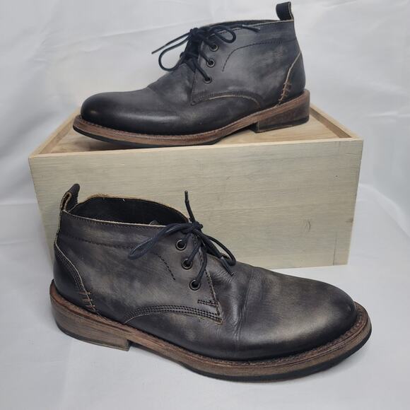 Freebird- Men's McCoy Leather Black Boots- Size 8 - Picture 1 of 7